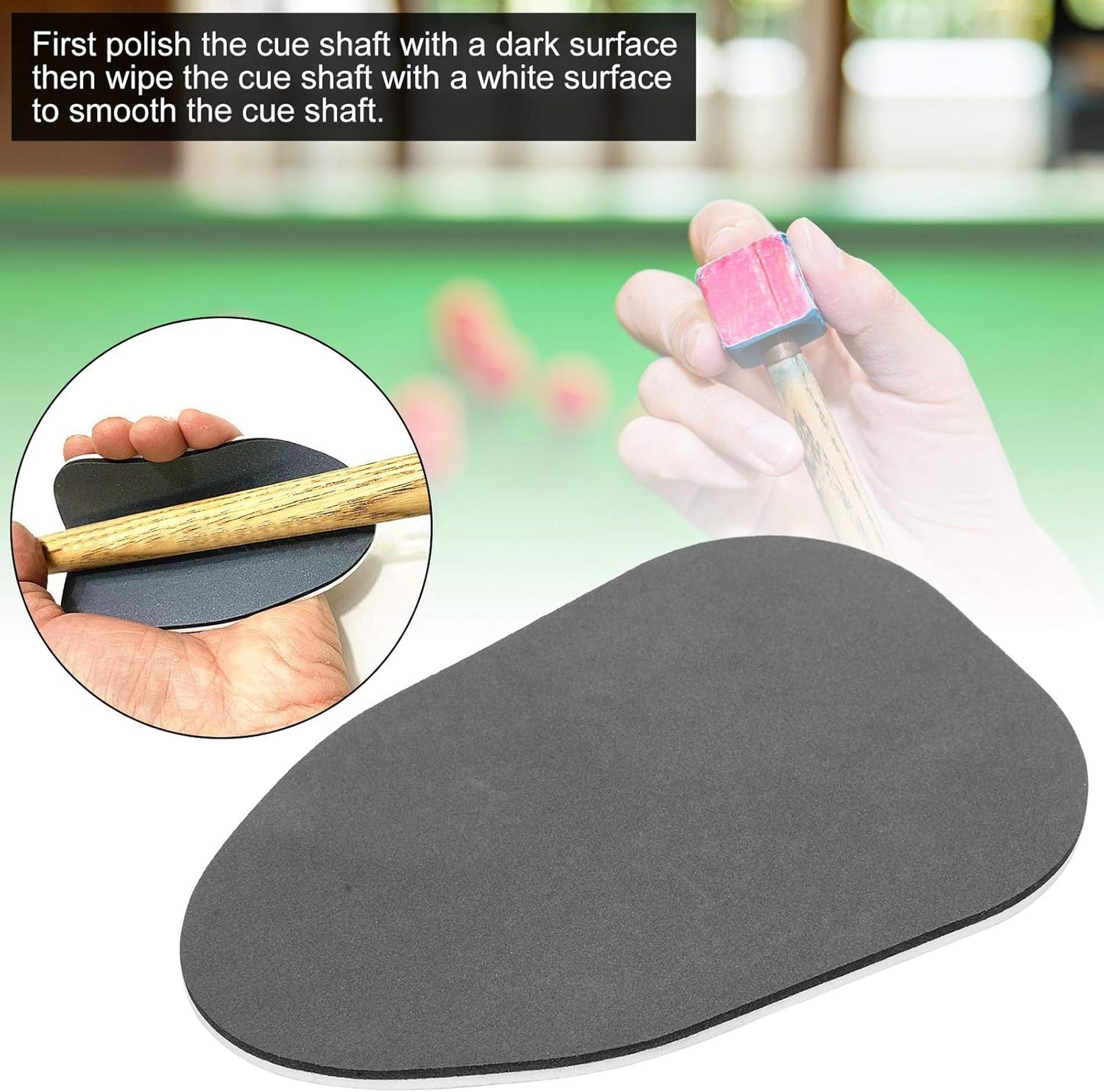 Cue Shaft Polisher - Two Sided Snooker Cue Shaft Burnisher