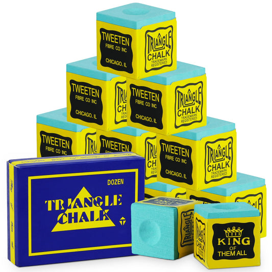 Snooker Chalk 6/12 Pcs No-Slip Cue Chalk Set