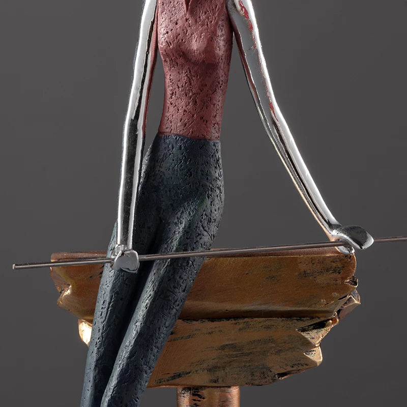 Modern Snooker Billiards Sports Figures Ornaments Nordic Style Resin Statue Home Decoration Accessories Bar and Office