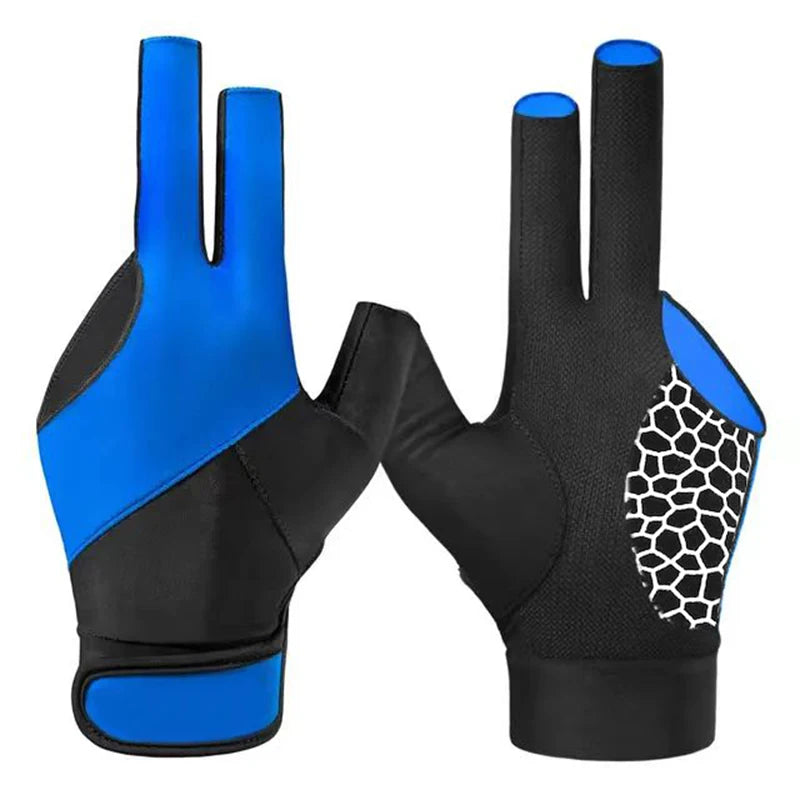 1PCS Snooker Billiard Glove Breathable Billard Gloves Left Hand Three Finger Smooth Biliardo Billar Guanti Billiard Accessories