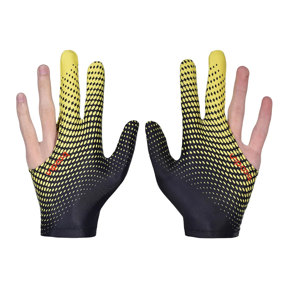 1PCS Snooker Billiard Glove Breathable Billard Gloves Left Hand Three Finger Smooth Biliardo Billar Guanti Billiard Accessories