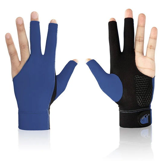 1PCS Snooker Billiard Glove Breathable Billard Gloves Left Hand Three Finger Smooth Biliardo Billar Guanti Billiard Accessories