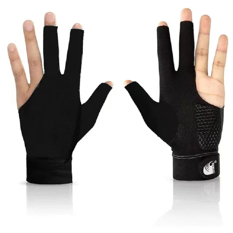 1PCS Snooker Billiard Glove Breathable Billard Gloves Left Hand Three Finger Smooth Biliardo Billar Guanti Billiard Accessories