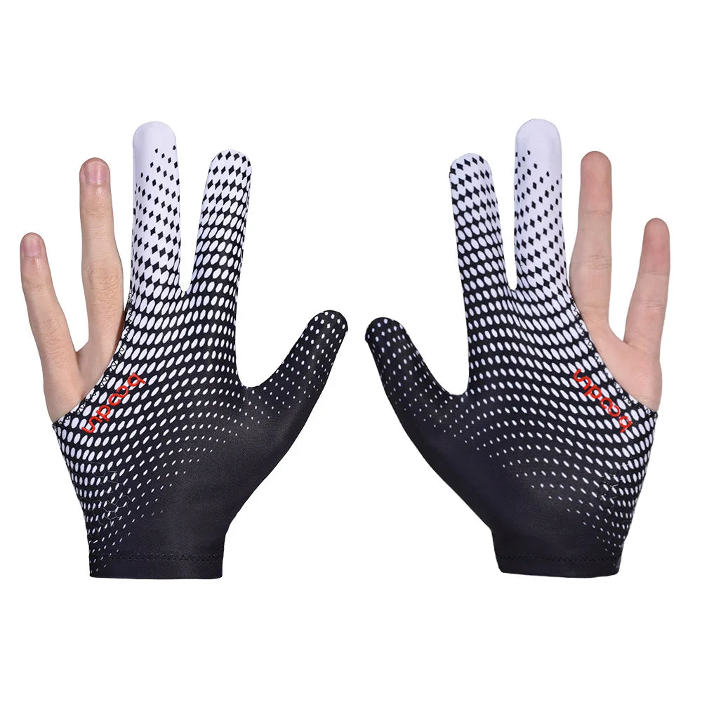 1PCS Snooker Billiard Glove Breathable Billard Gloves Left Hand Three Finger Smooth Biliardo Billar Guanti Billiard Accessories